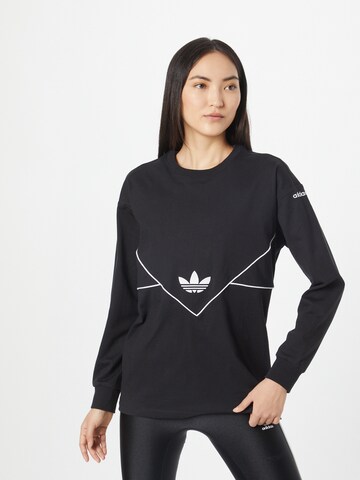 ADIDAS ORIGINALS Tričko 'Long-Sleeve Top' – černá: přední strana