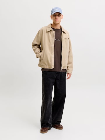JACK & JONES T-shirt 'JORNORREBRO' i brun