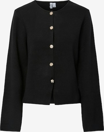 PIECES Cardigan 'PCFARIE' i sort: forside