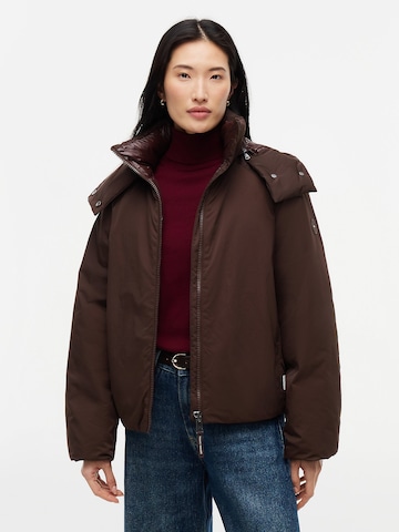 TOMMY HILFIGER Winterjas in Bruin: voorkant