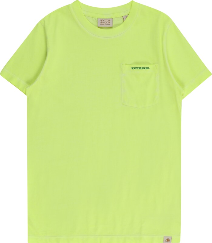 SCOTCH & SODA T-Shirt in Neongelb SCOTCH & SODA T-Shirt in Neongelb