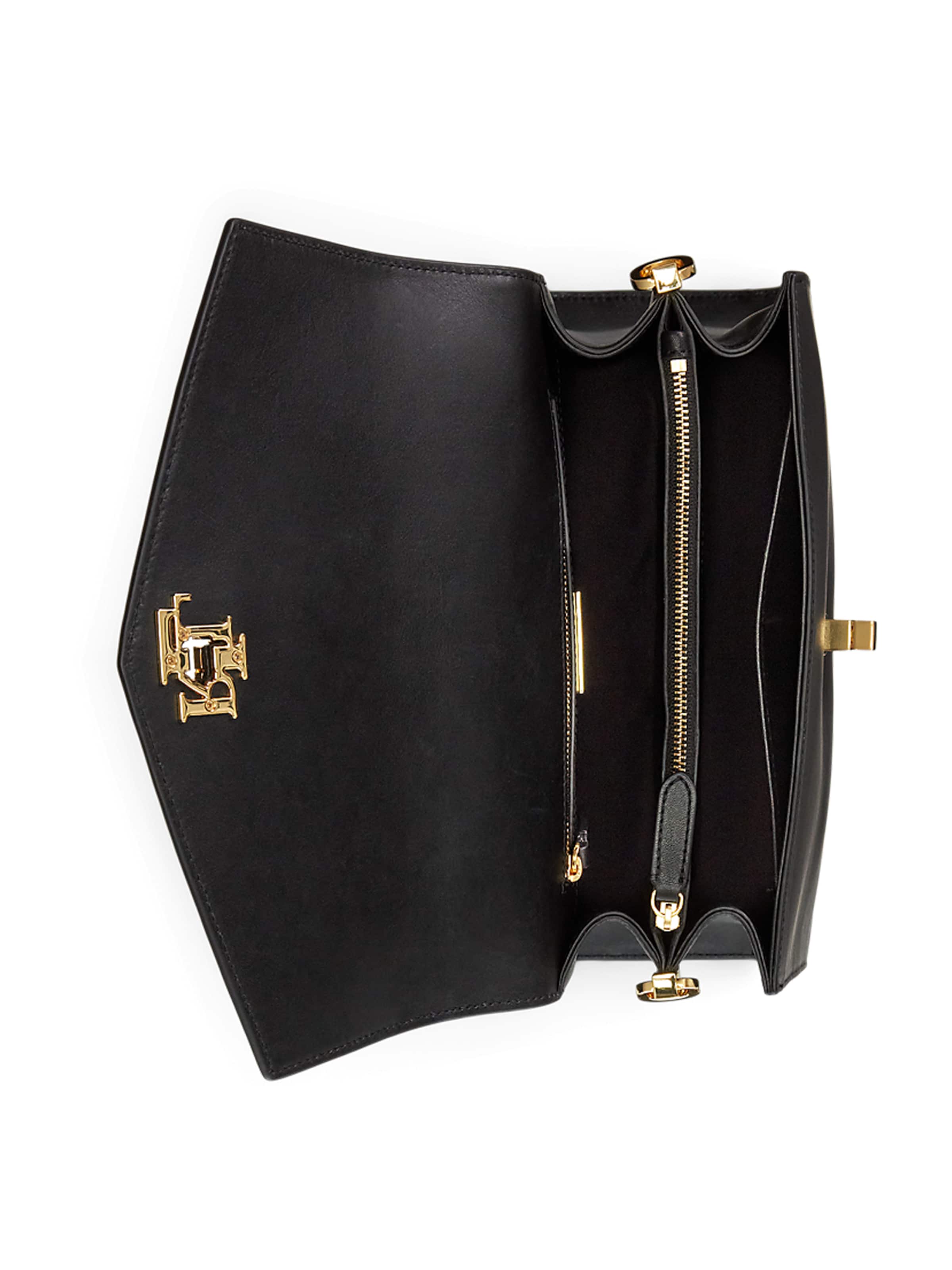 Lauren Ralph Lauren Дамска чанта 'FARRAH 27' в черно