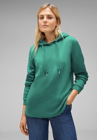 STREET ONE Sweatshirt in Grün: predná strana