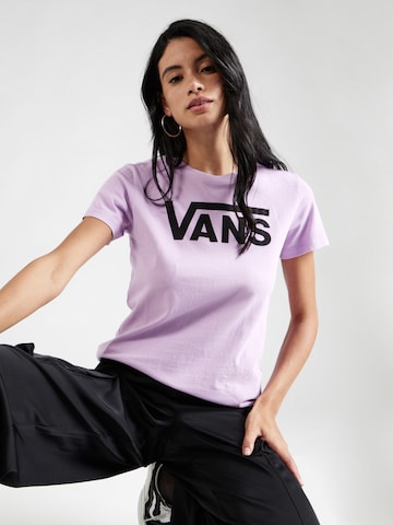 T-shirt VANS en violet : devant