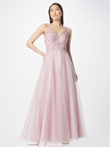 Robe de soirée Laona en rose