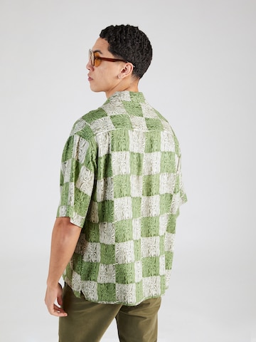 ELEMENT Классический крой Рубашка 'RESORT' в Зеленый