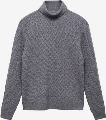 MANGO MAN Pullover 'Marias2' in Grau: predná strana