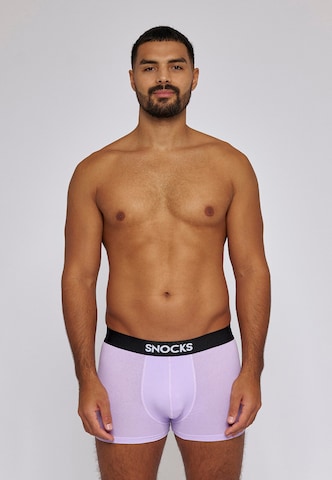 SNOCKS Boxer shorts in Purple