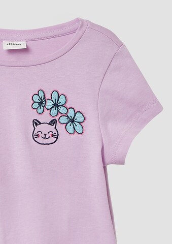 T-Shirt s.Oliver en violet