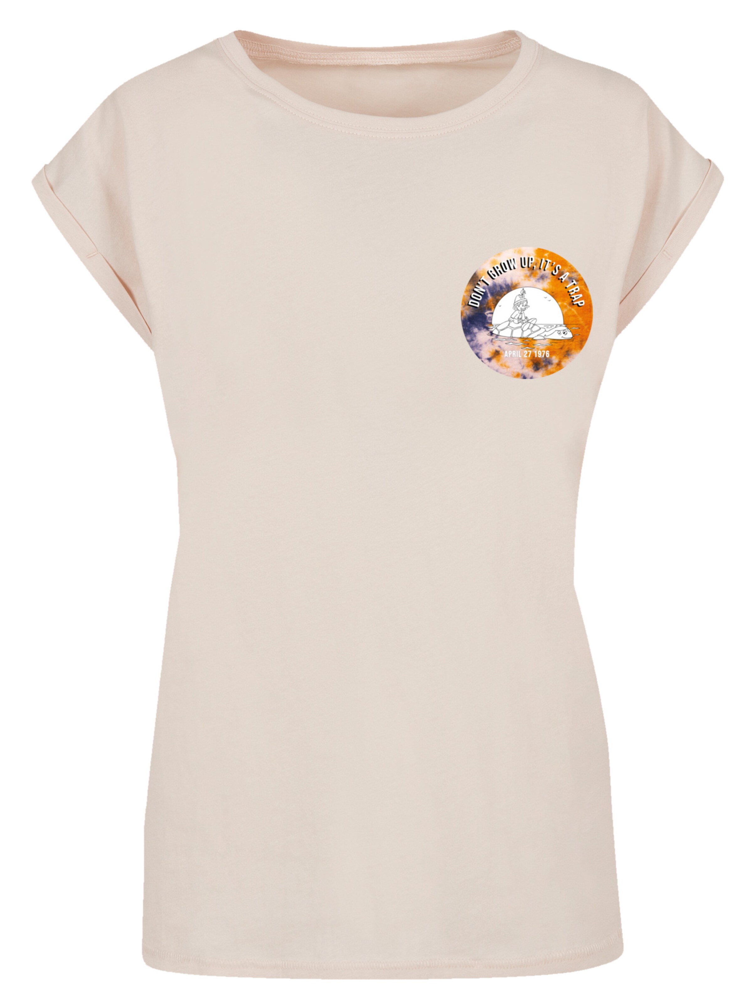 F4NT4STIC Shirt 'Heroes of Childhood Pinocchio Sundowner' in Beige: voorkant