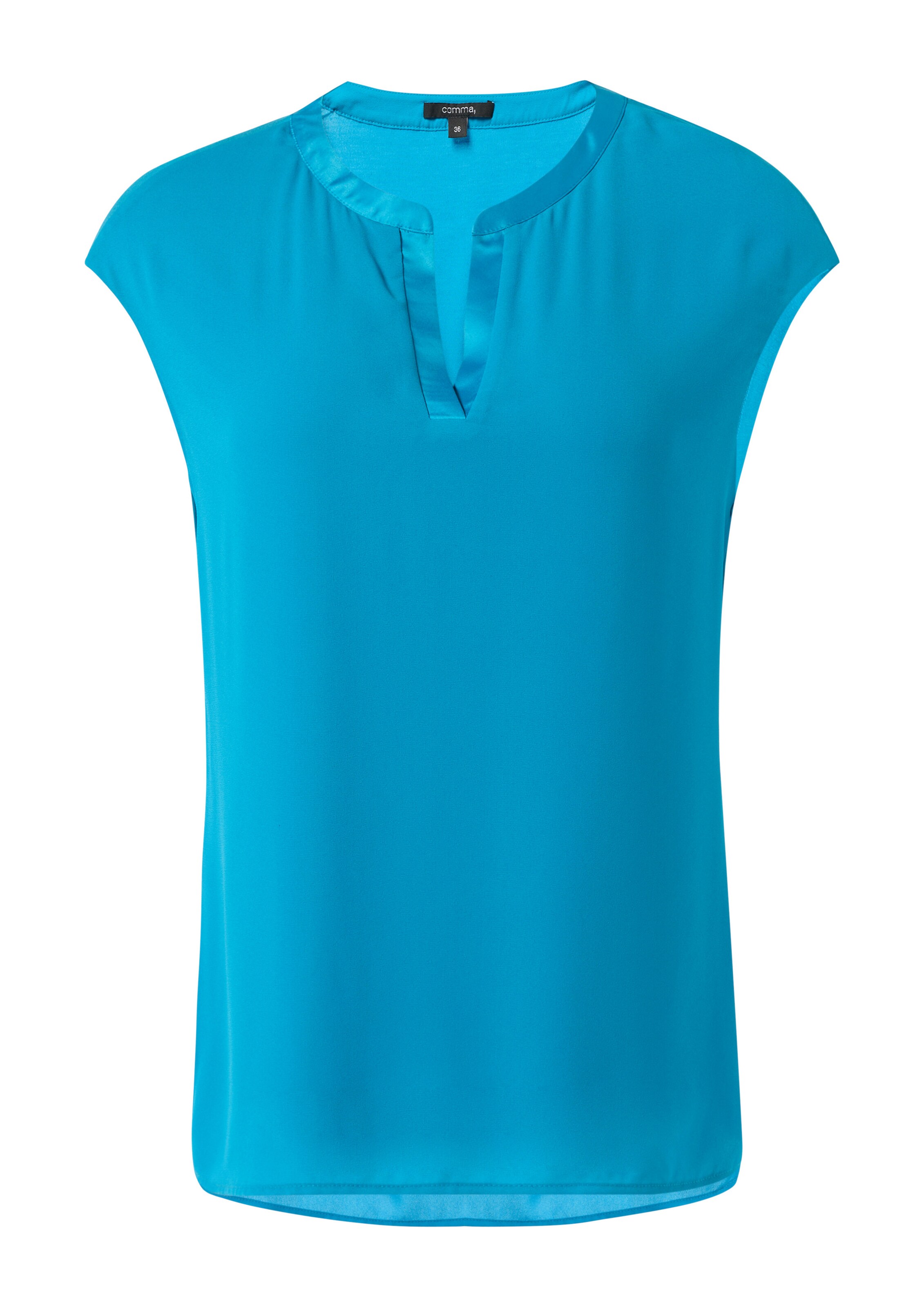 COMMA Shirt in Blau: Vorderseite
