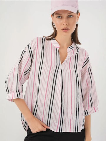 Bigdart Blouse 'Blusen' in Roze: voorkant
