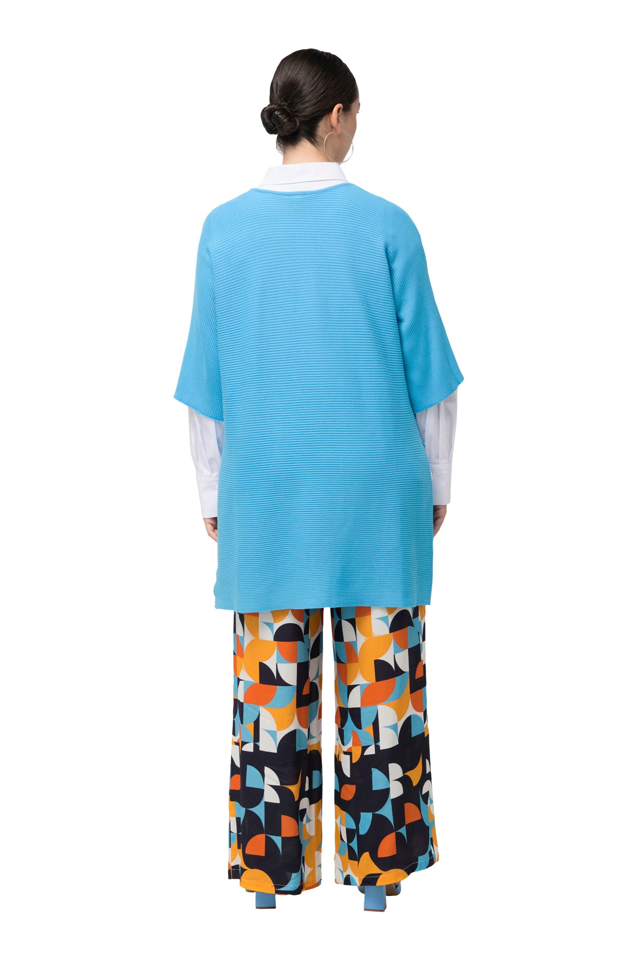 Pull-over Ulla Popken en bleu