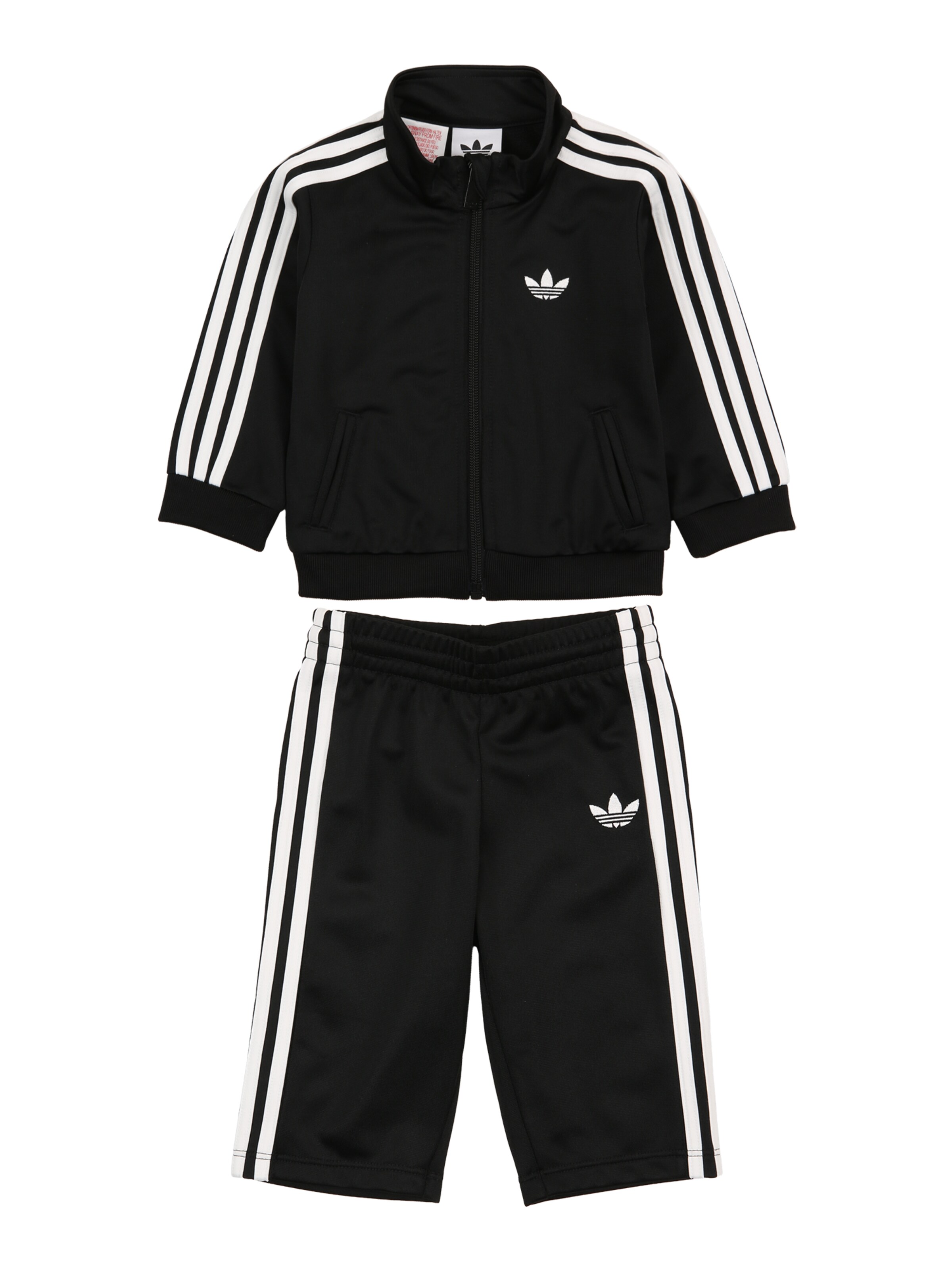ADIDAS ORIGINALS - Ropa para correr 'Firebird' en negro: frente