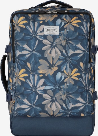 Worldpack Backpack in Blue: front