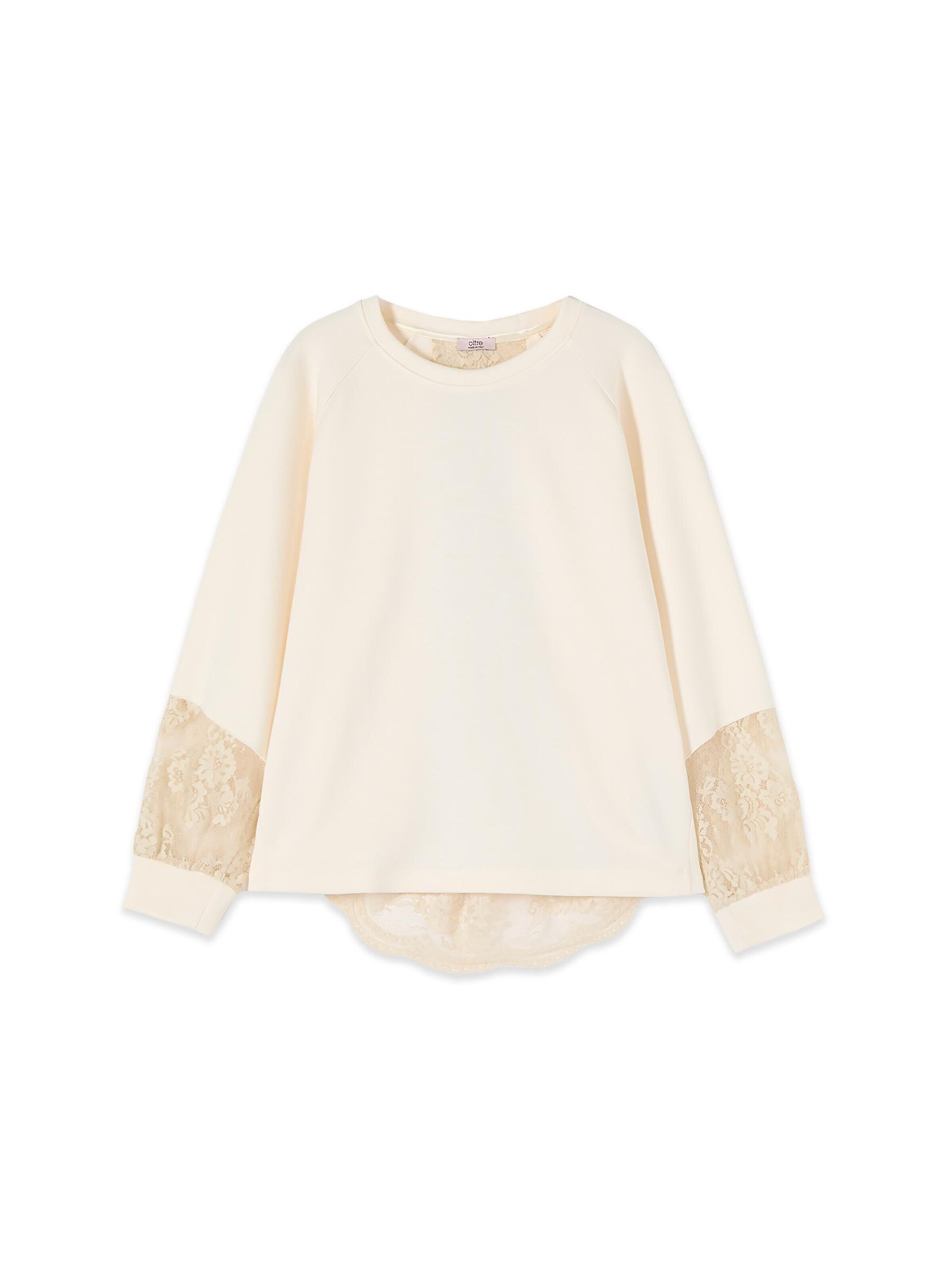 oltre Sweatshirt in Wit: voorkant