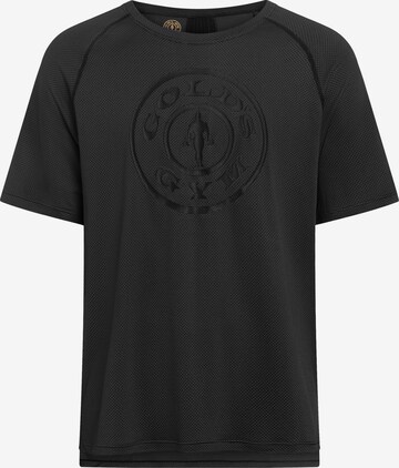 GOLD´S GYM APPAREL Functioneel shirt 'Kurt' in Zwart: voorkant