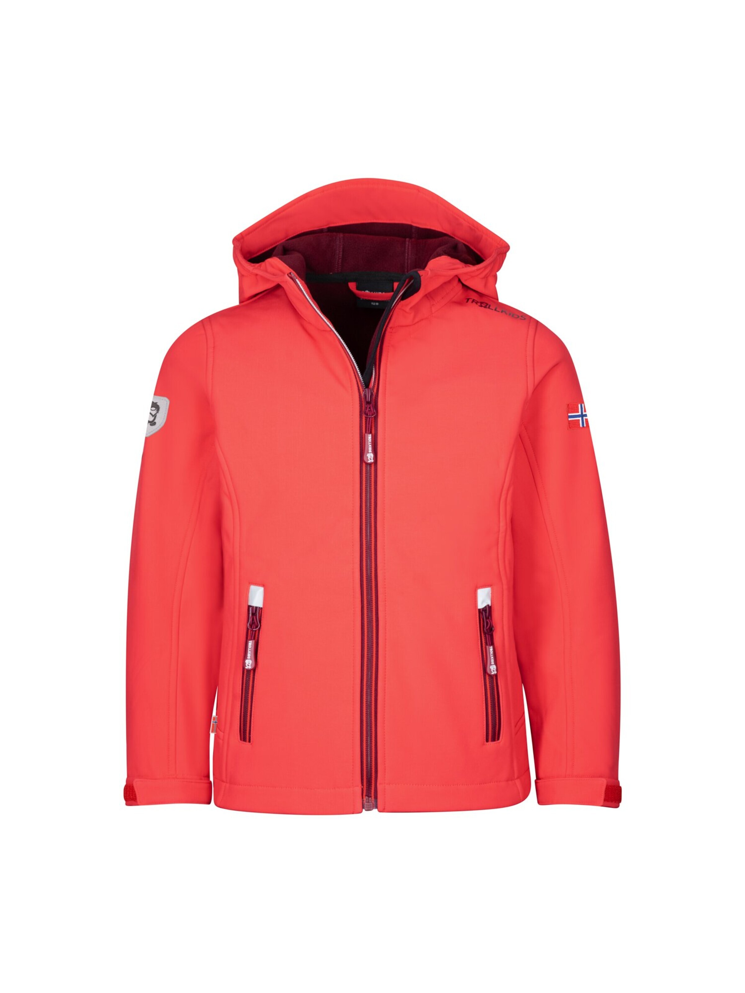 TROLLKIDS Outdoor jacket in Red: front