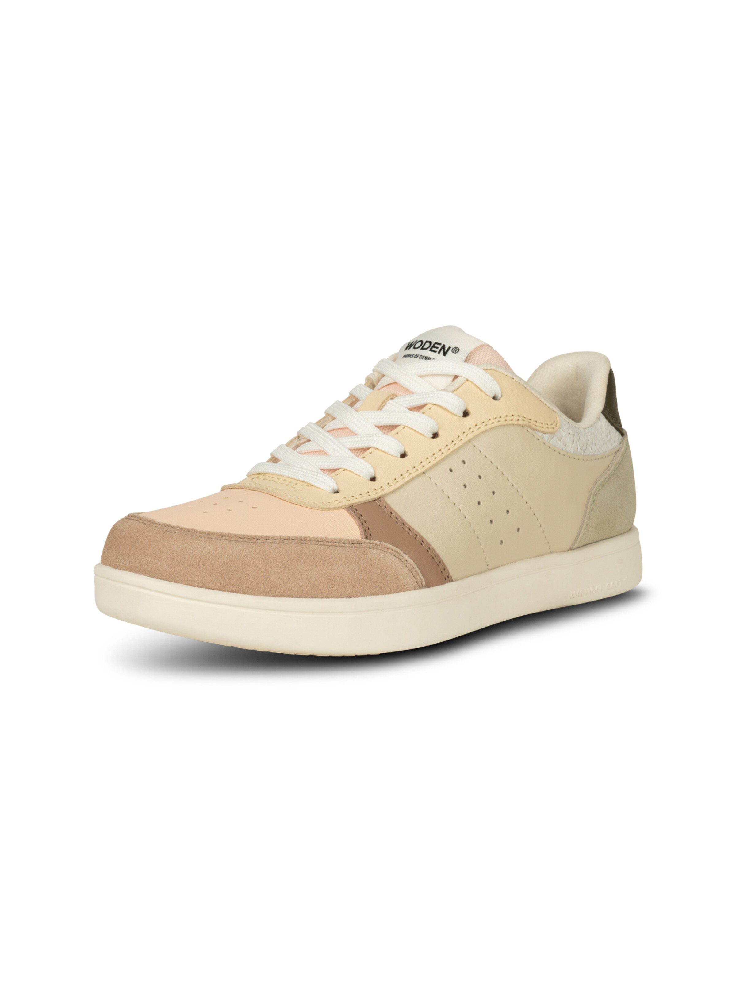 WODEN Sneakers laag 'Bjork Mix' in Beige: voorkant