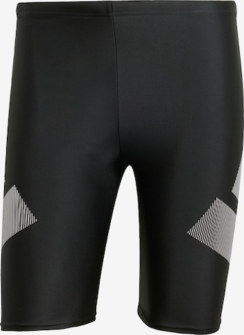 ADIDAS PERFORMANCE Urheilu-uimahousut 'Big Bars' värissä musta: etupuoli