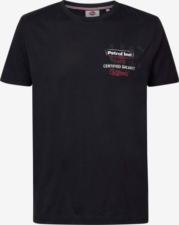 T-Shirt Petrol Industries en noir : devant