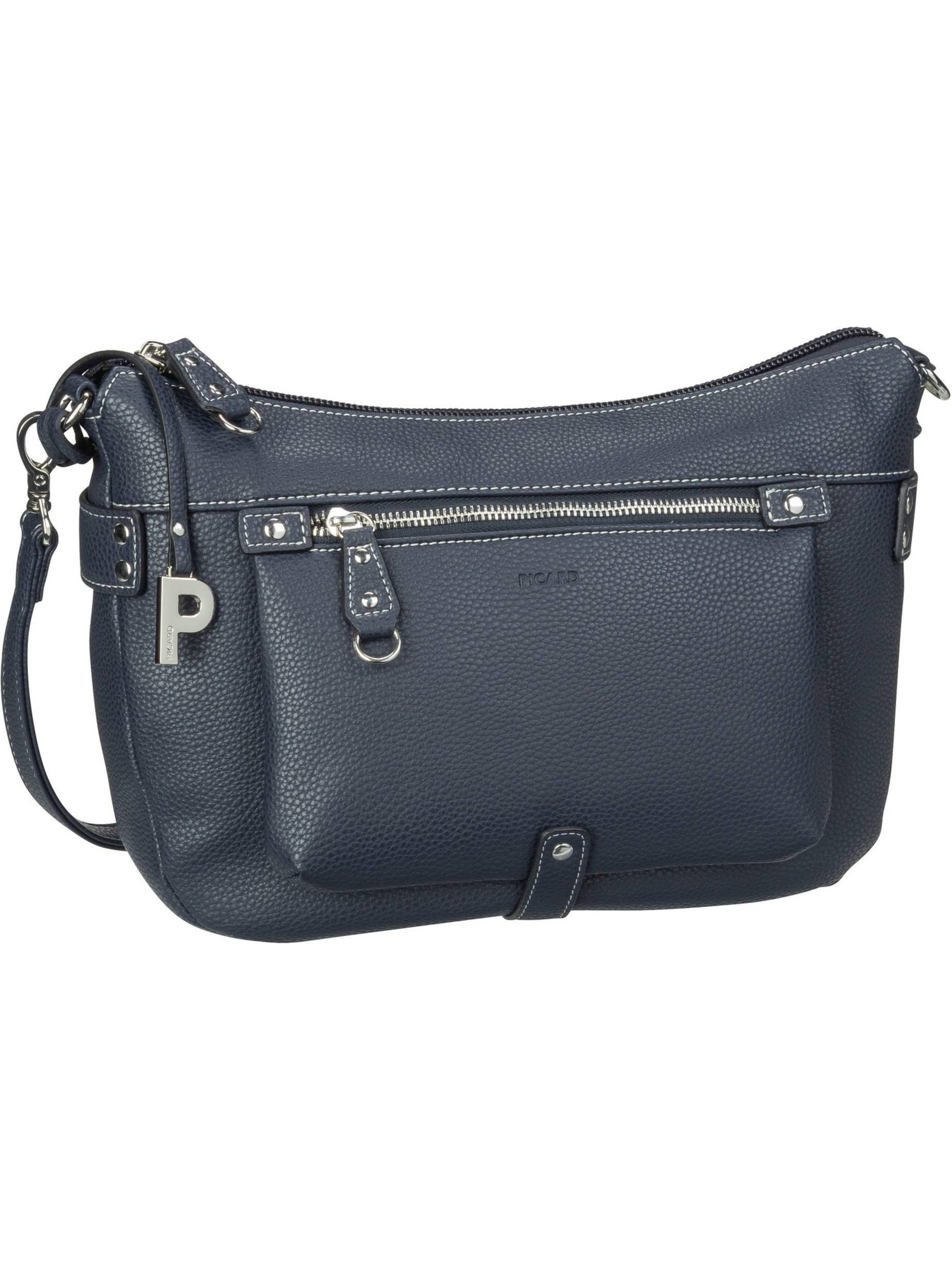 Picard Umhängetasche 'Loire' in Blau: Vorderseite