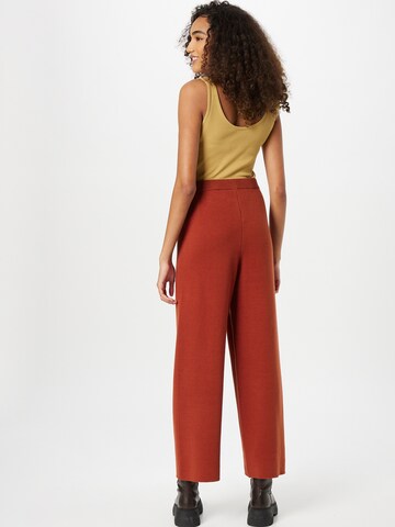 Esmé Studios Wide leg Broek 'Libby' in Bruin