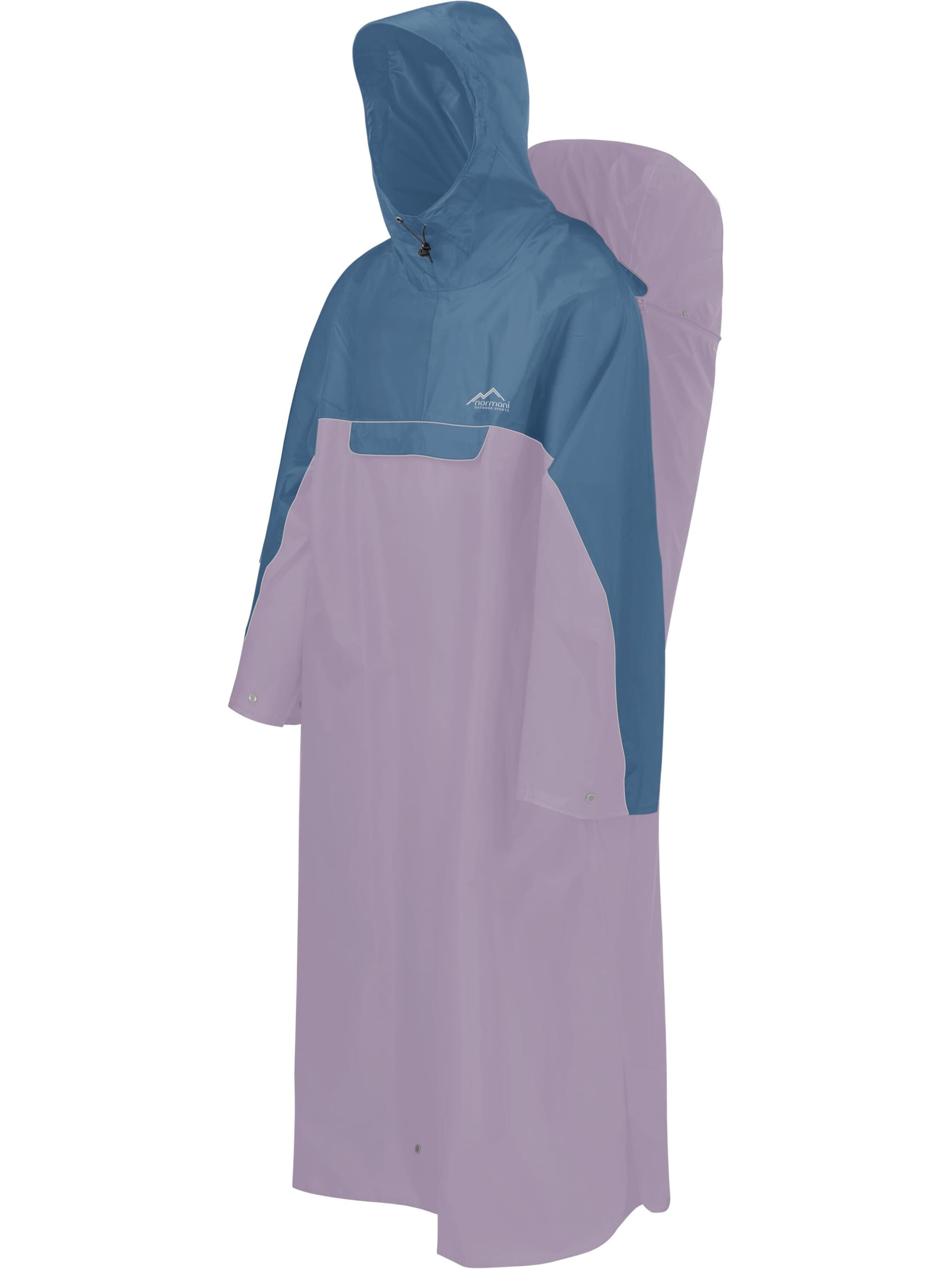 normani Regenponcho 'Tutunendo' in Blau