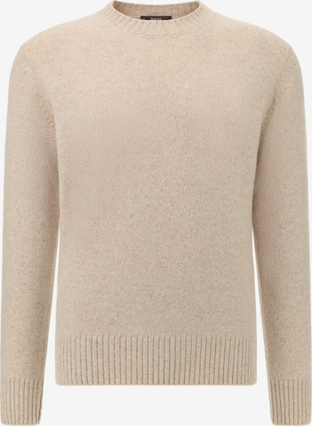 Boggi Milano Sweater in Beige: front
