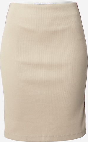 Calvin Klein Jeans - Falda en beige: frente