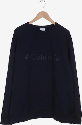 COLUMBIA Sweatshirt & Zip-Up Hoodie in XXL in Blue: front