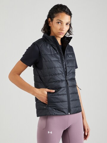 Gilet de sport UNDER ARMOUR en noir : devant