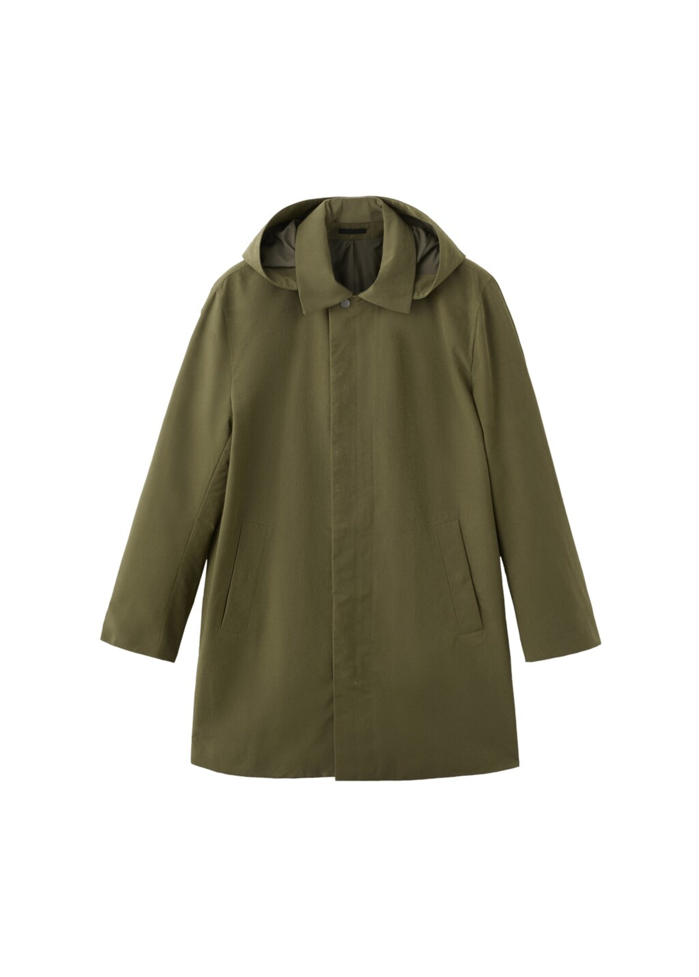 MANGO MAN Übergangsparka 'Gale' in Grün: Vorderseite