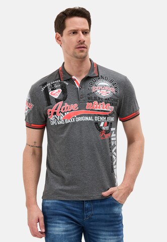 CIPO & BAXX Shirt in Grey: front