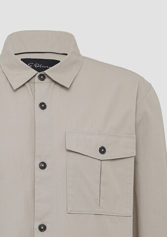 s.Oliver BLACK LABEL Comfort Fit Hemd in Beige