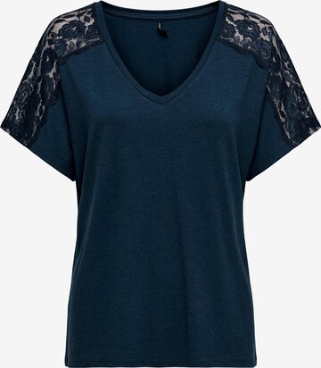 ONLY - Camiseta 'MOSTER' en azul: frente