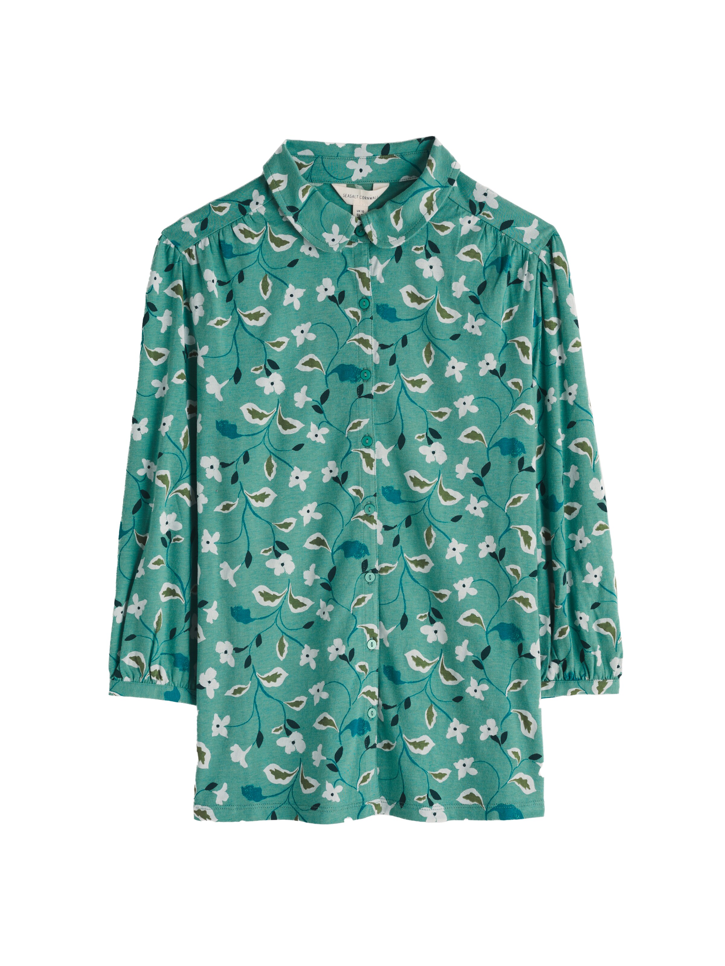 Seasalt Cornwall Halenka – zelená: přední strana