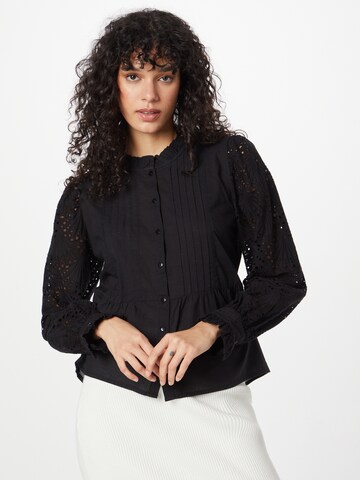 Atelier Rêve Bluse 'LUIE' in Schwarz: Vorderseite