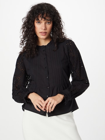 Atelier Rêve Blouse 'LUIE' in Black: front