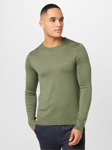 Regular fit Pullover di Lindbergh in verde: frontale