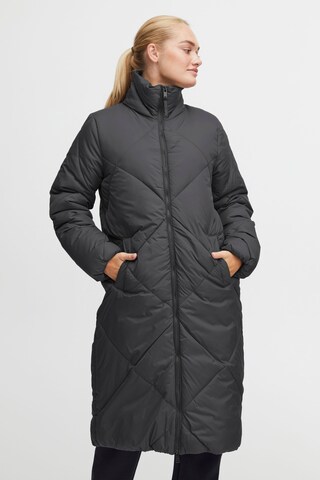 Manteau mi-saison 'Bonnie' Oxmo en gris : devant