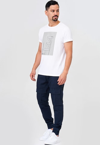 INDICODE JEANS Regular Cargobroek 'Dennis' in Blauw