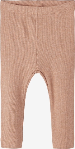 NAME IT - Leggings 'KAB' en marrón: frente