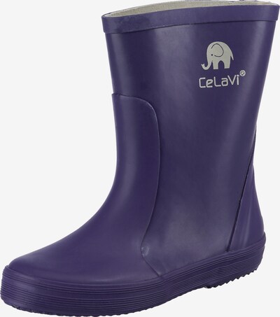 CeLaVi Rubber Boots in Grey / Purple, Item view