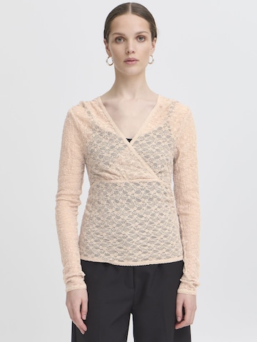T-shirt ' IXLACEY ' ICHI en beige