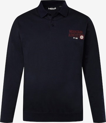 Men Plus Shirt in Blue: front