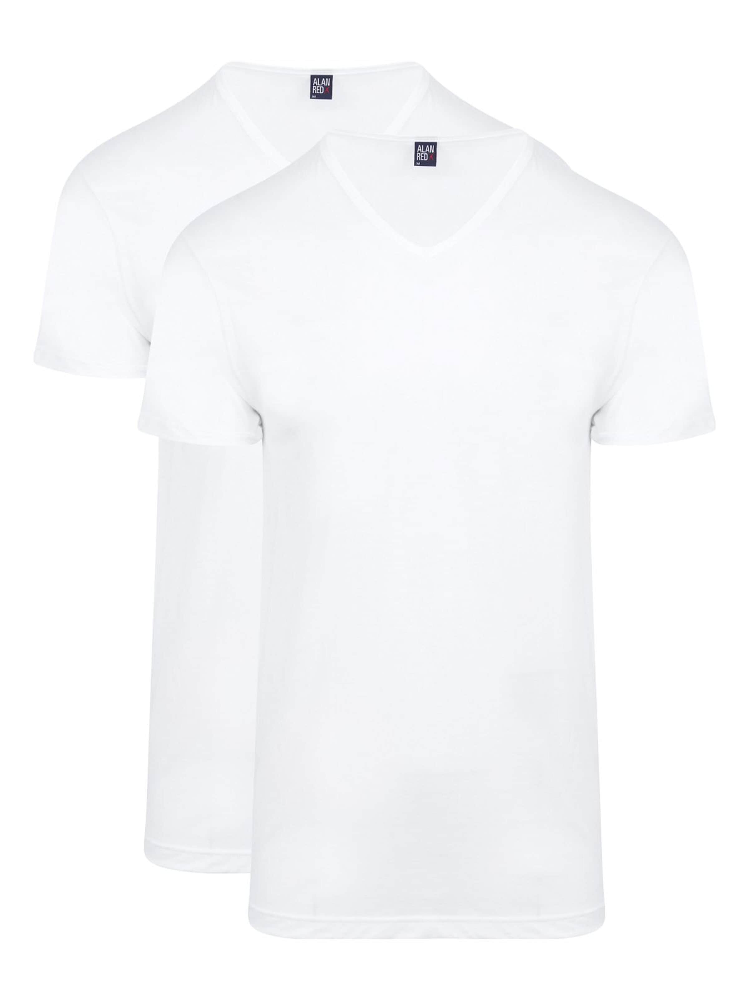 alan red Shirt 'Vermont' in White: front