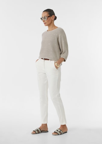 Slimfit Pantaloni eleganți de la COMMA pe alb