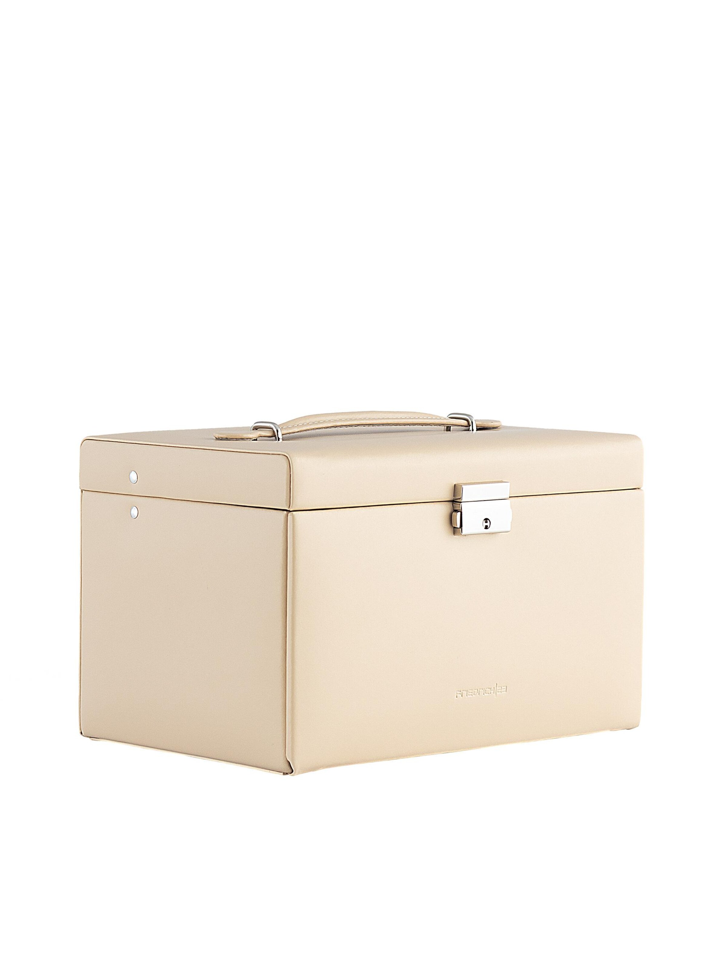 Friedrich23 Smykkeopbevaring 'Schmuckkasten - Leder' i beige