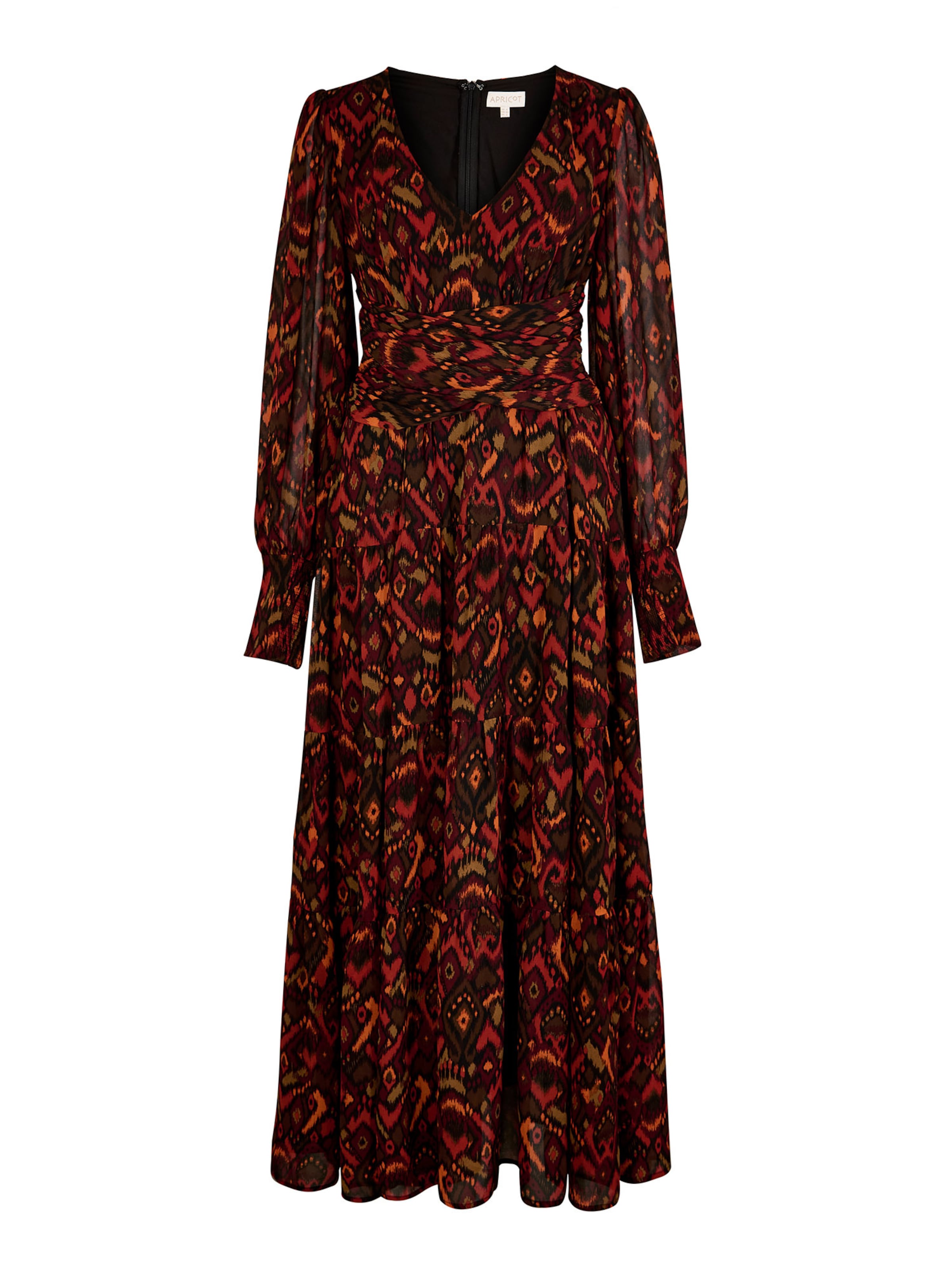 Abito di Apricot in rosso: frontale